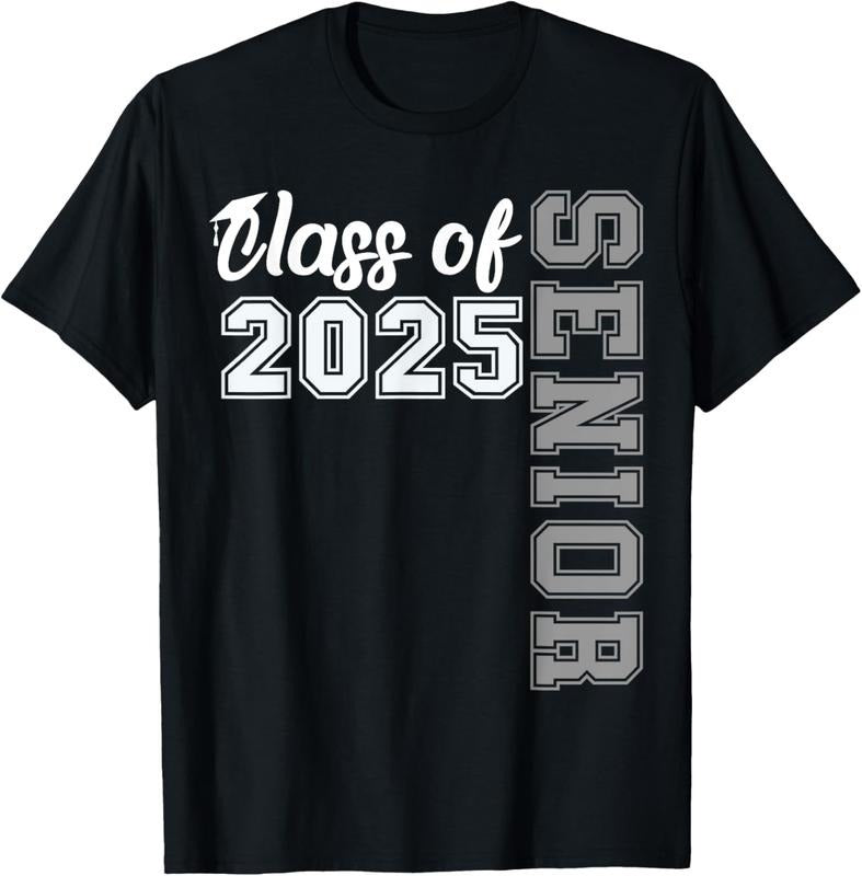 100% Cotton Class of 2025 Senior 2025 Graduation 2025 T-Shirt Hoodie, Sweatshirt | HypeCrazeTee.com