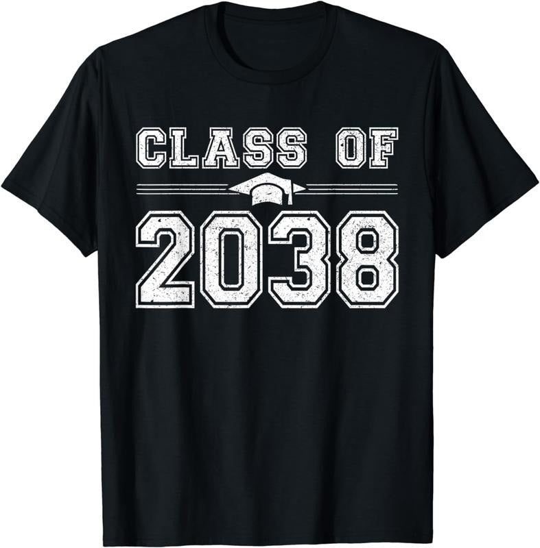 [100% Cotton]Class of 2038 Grow With Me Graduate 2038 First Day of School T-Shirt Hoodie, Sweatshirt | HypeCrazeTee.com