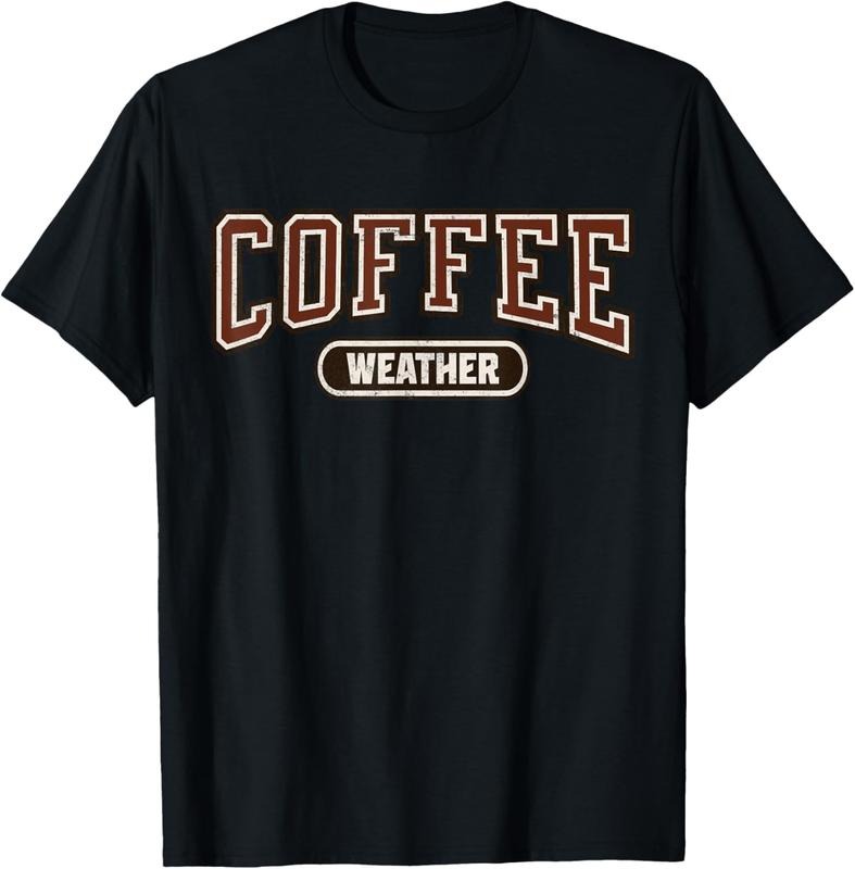 100% Cotton Coffee Weather Vintage Coffee Lover Caffeine Addict Retro T-Shirt Hoodie, Sweatshirt | HypeCrazeTee.com