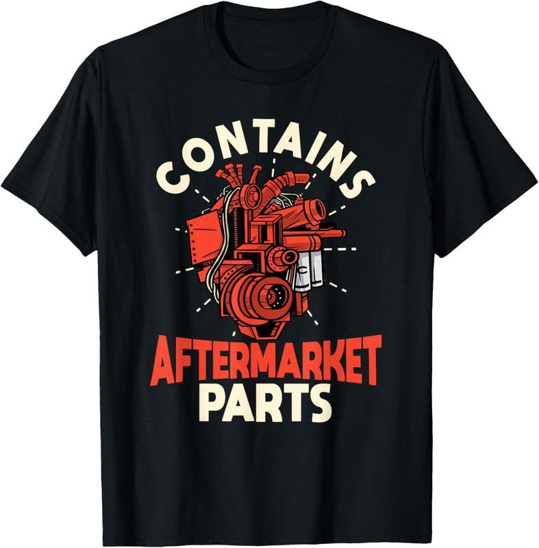100% Cotton Contains Aftermarket Parts Open Heart Surgery Survivor mens T-Shirt Hoodie, Sweatshirt | HypeCrazeTee.com