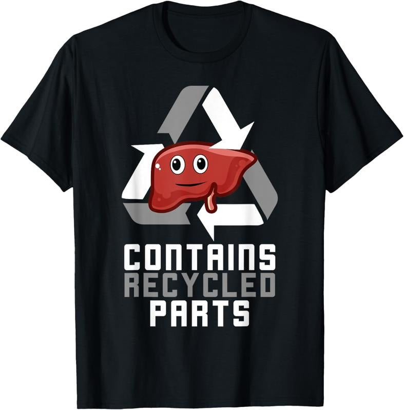 100% Cotton Contains Recycled Parts Liver Transplant Survivor T-Shirts T-Shirt Hoodie, Sweatshirt | HypeCrazeTee.com