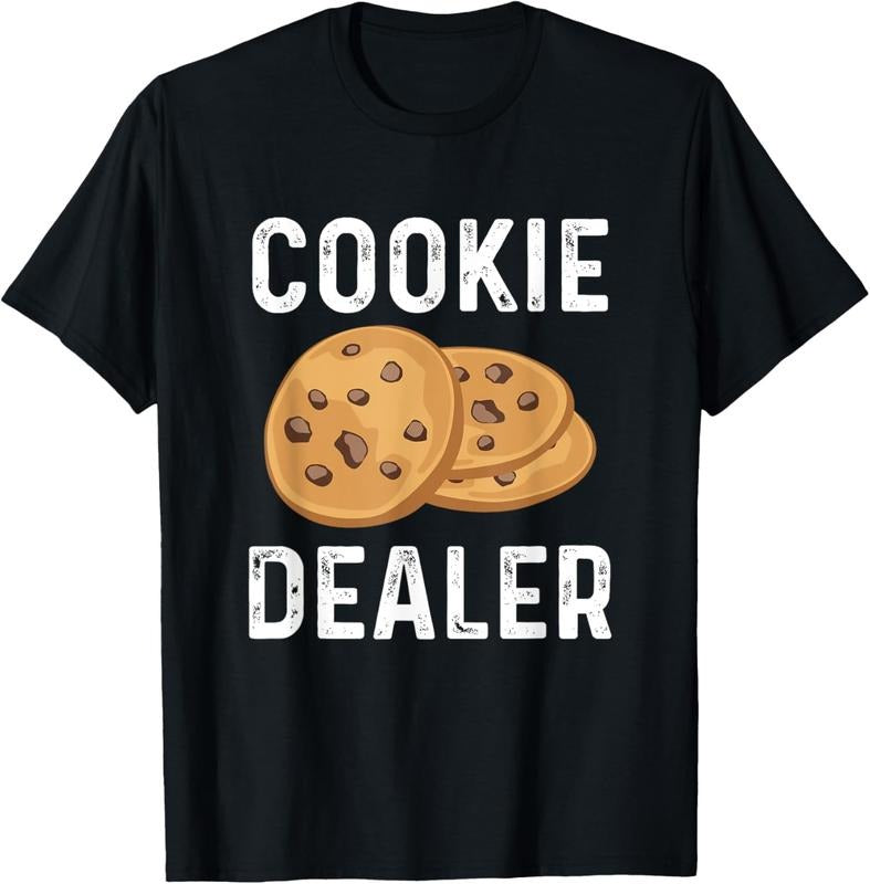 100% Cotton Cookie Dealer - Cookie Lover Gift Cookie Baker Cookie Gift T-Shirt Hoodie, Sweatshirt | HypeCrazeTee.com