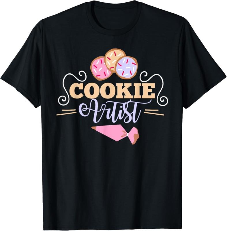 100% Cotton Cookie Decorator Baker Design for Cookie Cutter Fans T-Shirt Hoodie, Sweatshirt | HypeCrazeTee.com