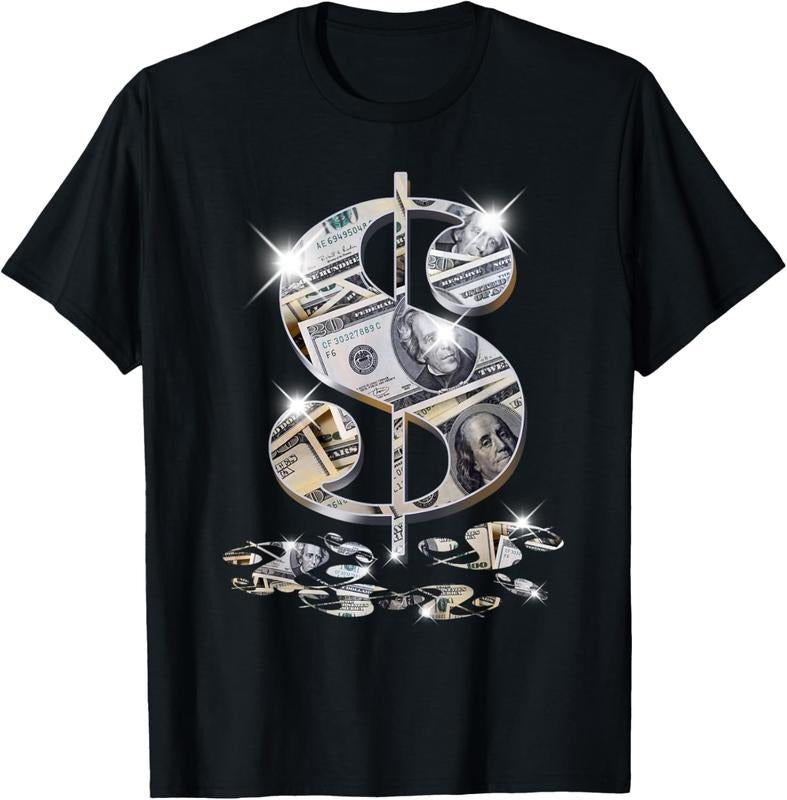 100% Cotton Cool As Dollar Bill Dollar Sign $ Gift Design Idea T-Shirt Hoodie, Sweatshirt | HypeCrazeTee.com