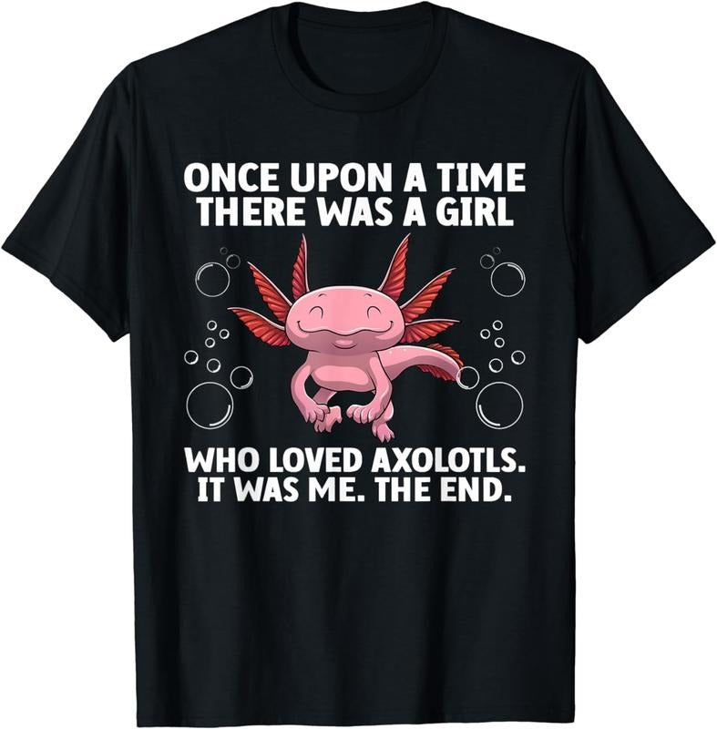 [100% Cotton]Cool Axolotl Art For Women Girls Salamander Axolotl Lover T-Shirt Hoodie, Sweatshirt | HypeCrazeTee.com
