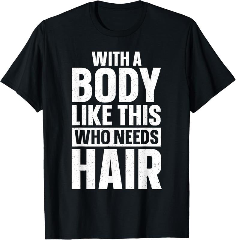 100% Cotton Cool Bald Guy Design For Men Dad Husband Bald Head Bald Man T-Shirt Hoodie, Sweatshirt | HypeCrazeTee.com