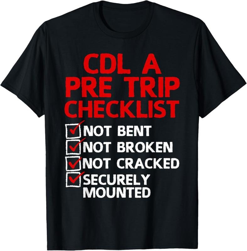 100% Cotton Cool CDL Trucker Art For Men Women Trucking CDL Truck Driver T-Shirt Hoodie, Sweatshirt | HypeCrazeTee.com