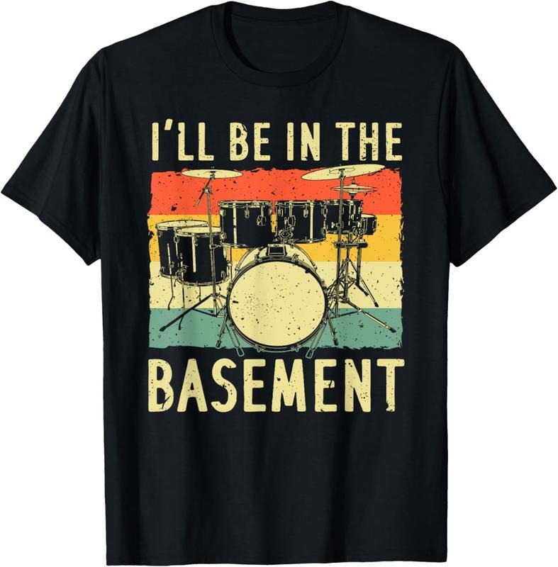 100% Cotton Cool Drumming Design For Men Women Drum Set Drumming Drummer T-Shirt Hoodie, Sweatshirt | HypeCrazeTee.com