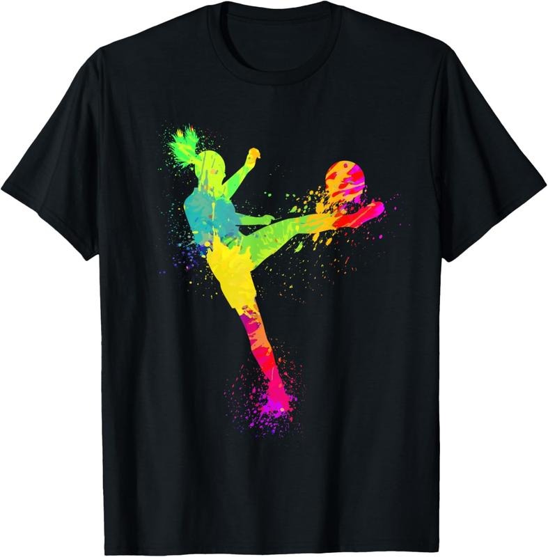 100% Cotton Cool Soccer Design For Women Girls Soccer Player Sport Lover T-Shirt Hoodie, Sweatshirt | HypeCrazeTee.com