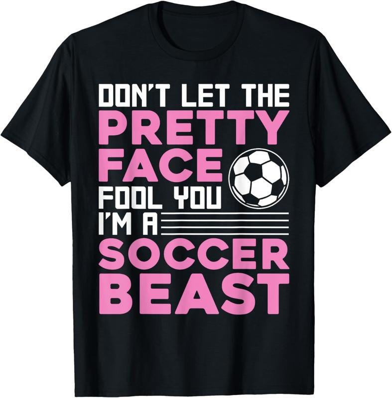 100% Cotton Cool Soccer For Women Teen Girls Soccer Lover Player Sports T-Shirt Hoodie, Sweatshirt | HypeCrazeTee.com