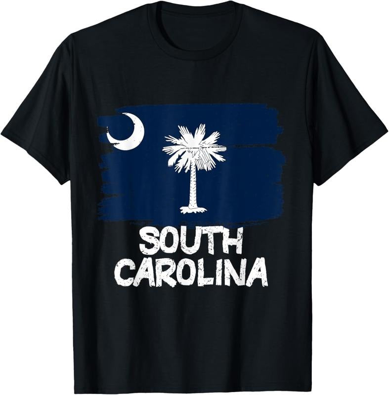 100% Cotton Cool South Carolina Flag T-Shirt Hoodie, Sweatshirt | HypeCrazeTee.com