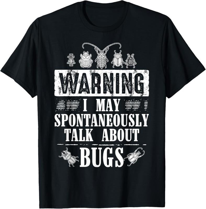 100% Cotton Cool Warning Talk About Bugs Funny Insect Collector Boy Gift T-Shirt Hoodie, Sweatshirt | HypeCrazeTee.com