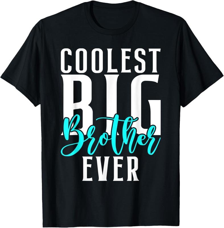 100% Cotton Coolest Big Brother Ever T-Shirt Hoodie, Sweatshirt | HypeCrazeTee.com