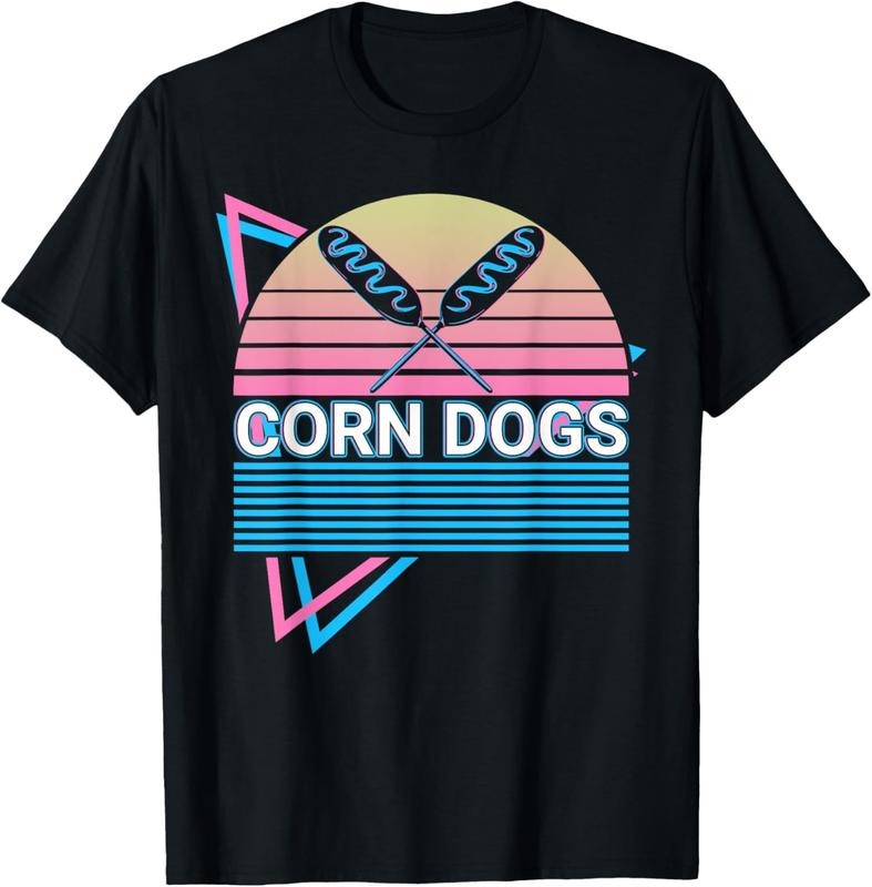 100% Cotton Corn Dogs Hot Dogs T-Shirt Hoodie, Sweatshirt | HypeCrazeTee.com