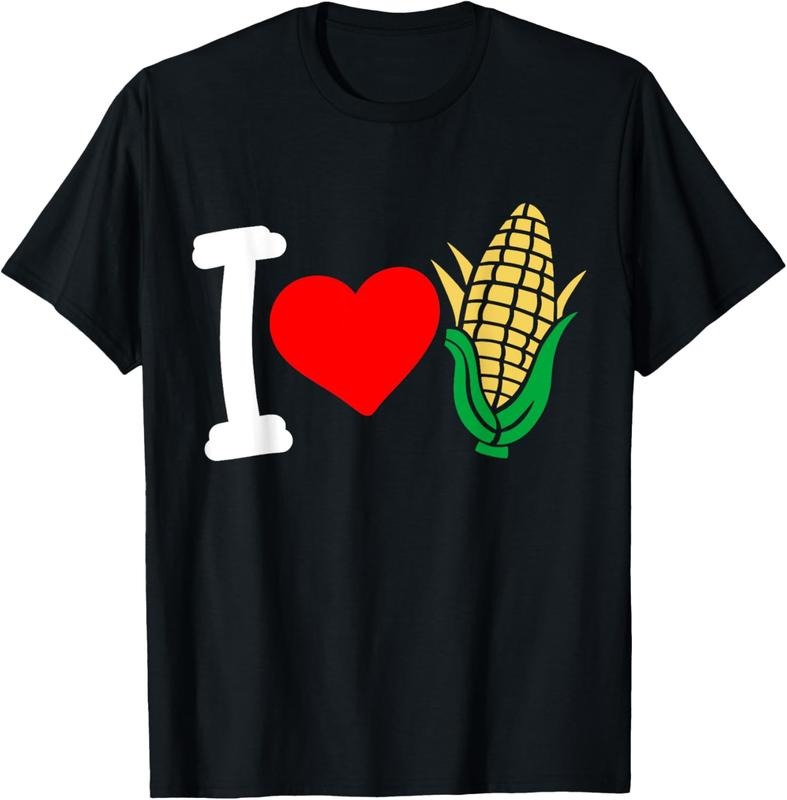 100% Cotton Corn I Love Corn T-Shirt Hoodie, Sweatshirt | HypeCrazeTee.com