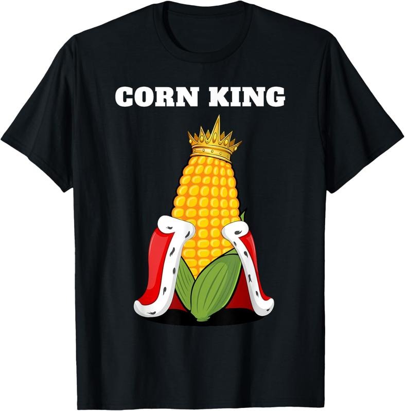 100% Cotton Corn King | Mens Corn Lover Shirt | Sweetcorn Shirt | Corn T-Shirt Hoodie, Sweatshirt | HypeCrazeTee.com