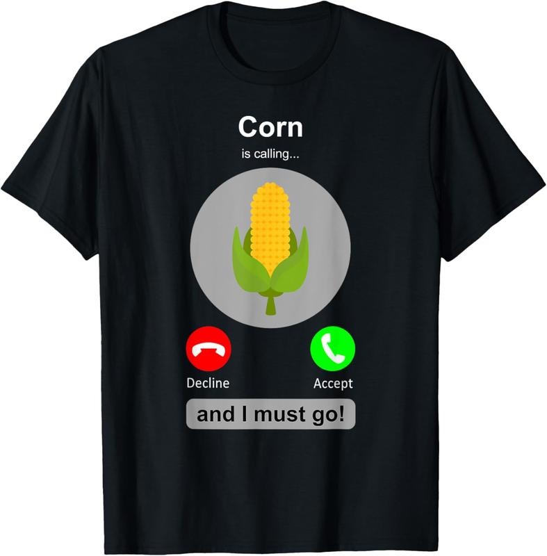 100% Cotton Corn Shirt Funny Corn Calling Corn Farmer Corn Lover T-Shirt Hoodie, Sweatshirt | HypeCrazeTee.com