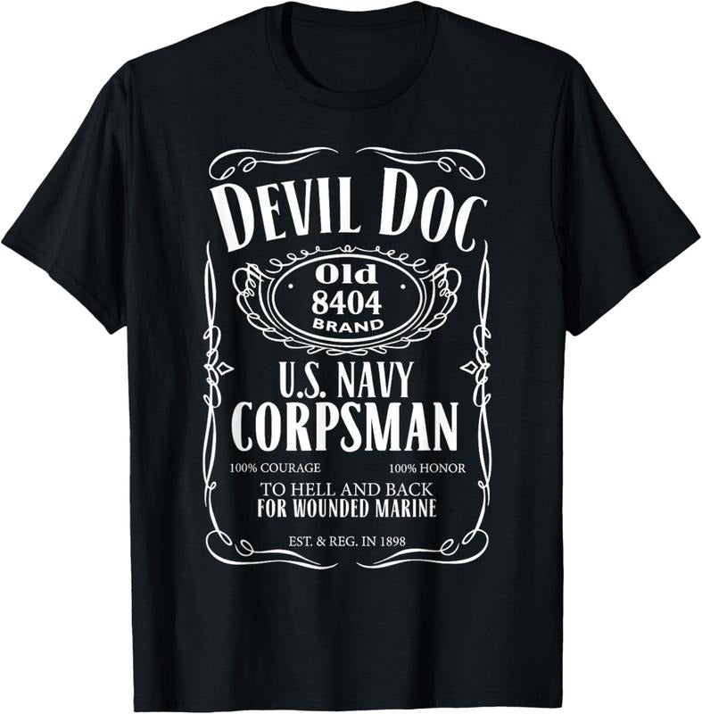 100% Cotton Corpsman 8404 DevilDoc Corpsman T-Shirts, Hoodie, Sweatshirt
