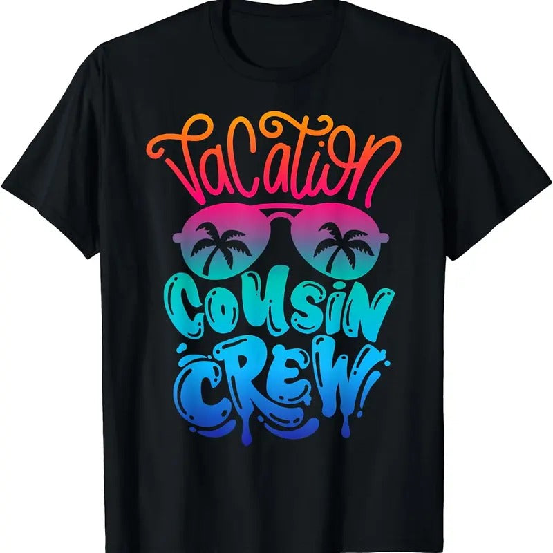 [100% Cotton]Cousin Crew Family Vacation Summer Vacation Beach Sunglasses T-Shirt Hoodie, Sweatshirt | HypeCrazeTee.com