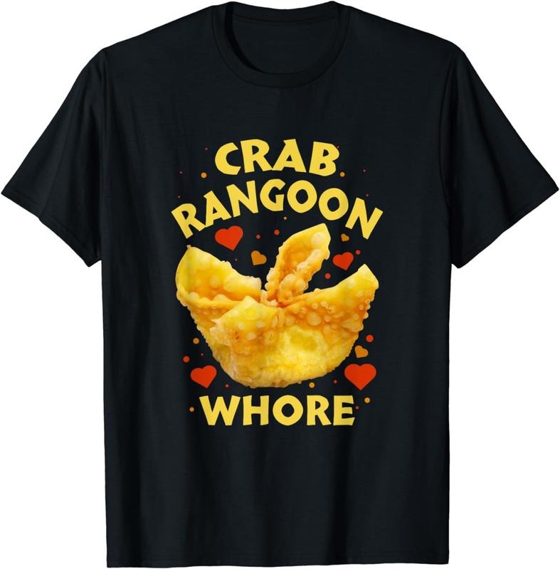 [100% Cotton]Crab Rangoon W.h.o.r.e Crab Rangoon Lovers T-Shirt Hoodie, Sweatshirt | HypeCrazeTee.com