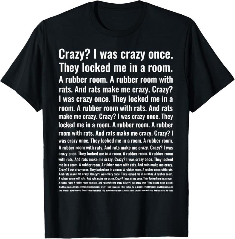 100% Cotton Crazy? I Was Crazy Once. Funny Trending Meme T-Shirt Hoodie, Sweatshirt | HypeCrazeTee.com