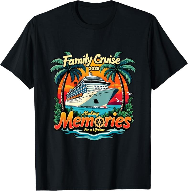 100% Cotton Cruise Family Cruise 2025 Making Memories For A Lifetime T-Shirt Hoodie, Sweatshirt | HypeCrazeTee.com