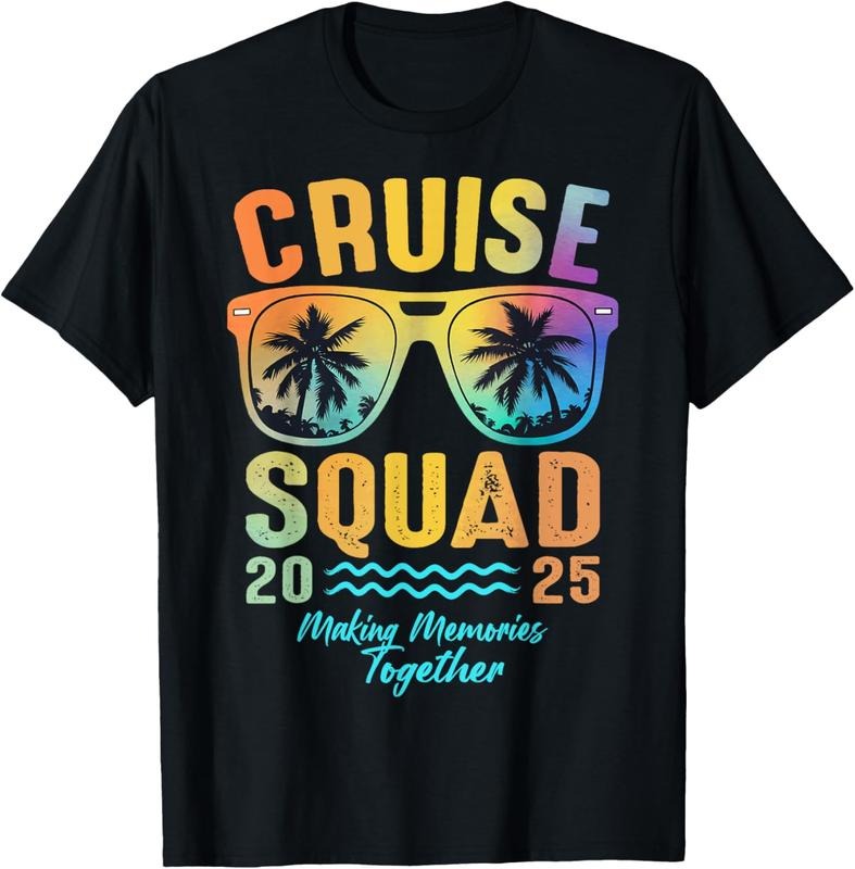 100% Cotton Cruise Squad 2025 Family Cruise Vacation Trip Group Matching T-Shirt Hoodie, Sweatshirt | HypeCrazeTee.com