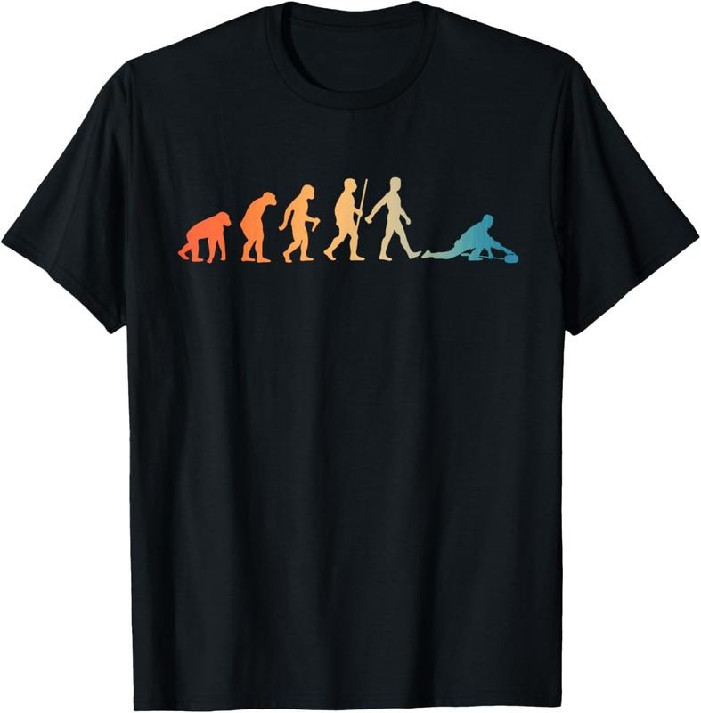 100% Cotton Curling Art For Men Women Curling Team Broom Ice Curling T-Shirt Hoodie, Sweatshirt | HypeCrazeTee.com