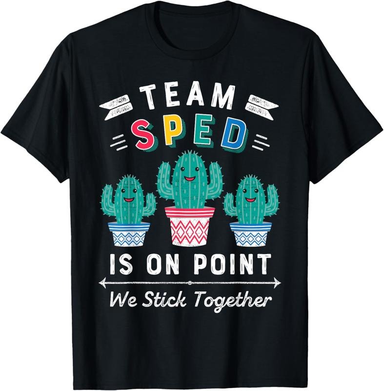 100% Cotton Cute SPED Teacher Gift Special Education Cactus SPED Teacher T-Shirt Hoodie, Sweatshirt | HypeCrazeTee.com