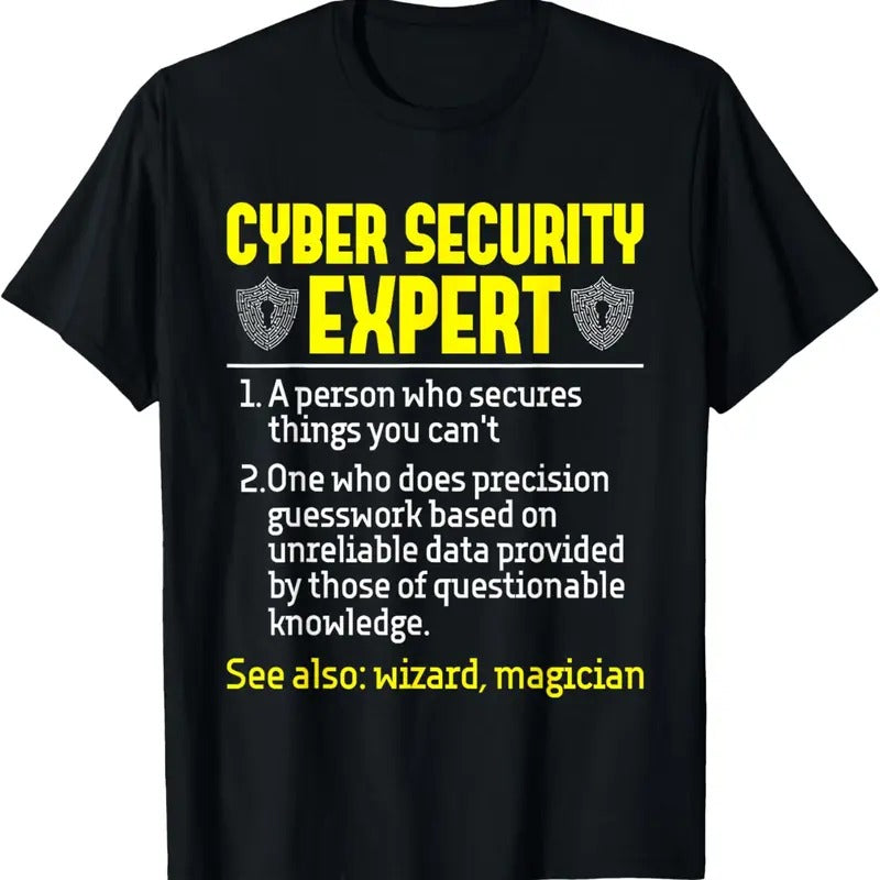 100% Cotton Cyber Security Expert - Network Support Hacker Programmer T-Shirt Hoodie, Sweatshirt | HypeCrazeTee.com