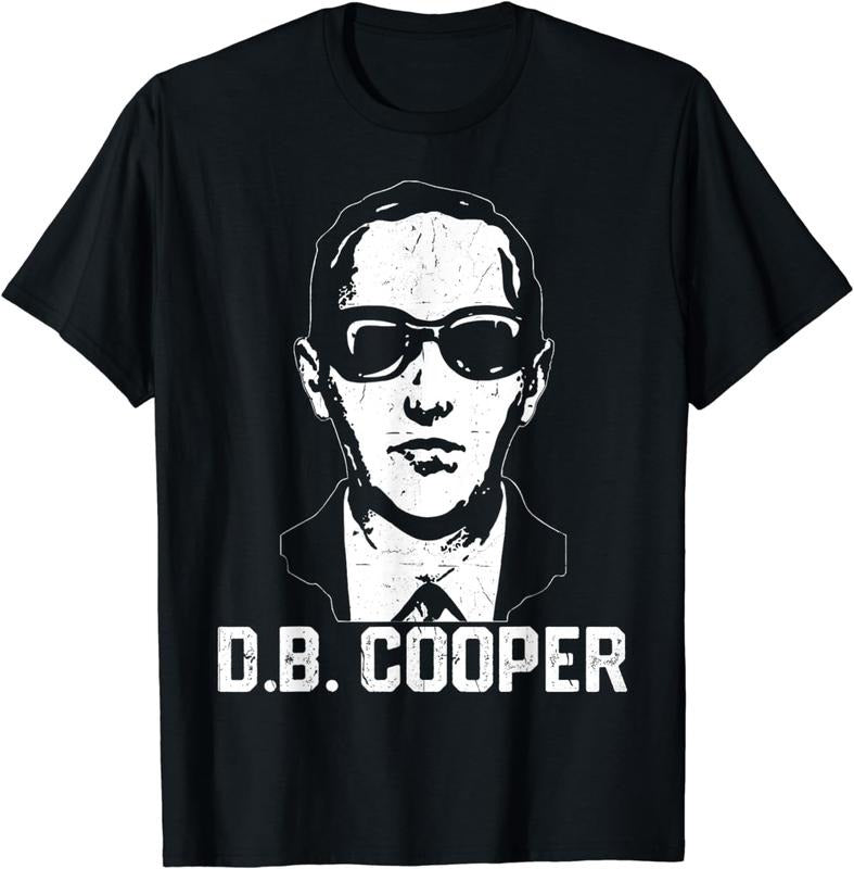 [100% Cotton]D. B. Cooper Skydiving Funny Skyjacker Hijack I am DB Cooper T-Shirt Hoodie, Sweatshirt | HypeCrazeTee.com