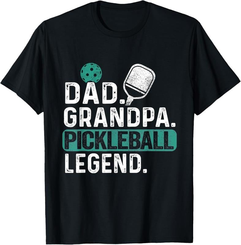 100% Cotton Dad Grandpa Pickleball Legend Player Funny Pickle Ball T-Shirt Hoodie, Sweatshirt | HypeCrazeTee.com