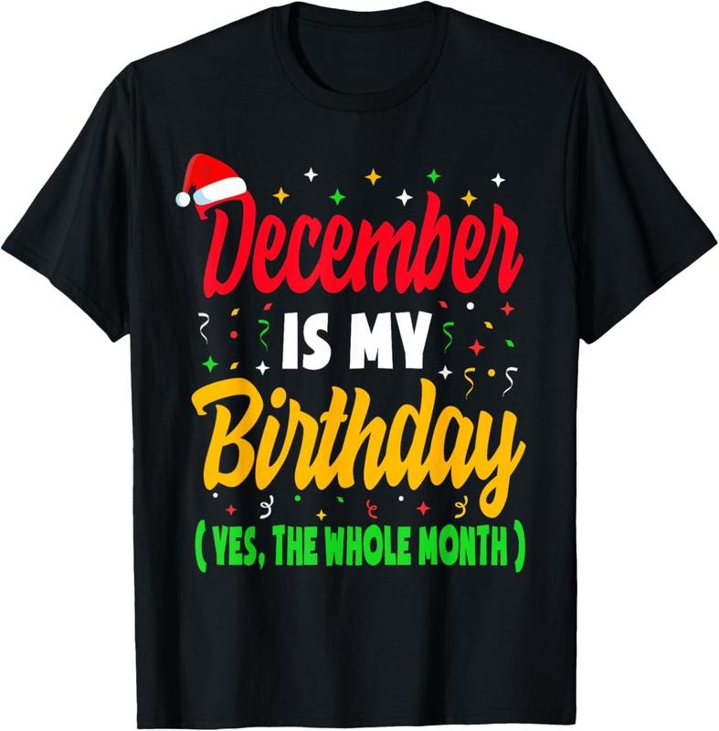 100% Cotton December Birthday Shirts Women Men December Is My Birthday T-Shirt Hoodie, Sweatshirt | HypeCrazeTee.com