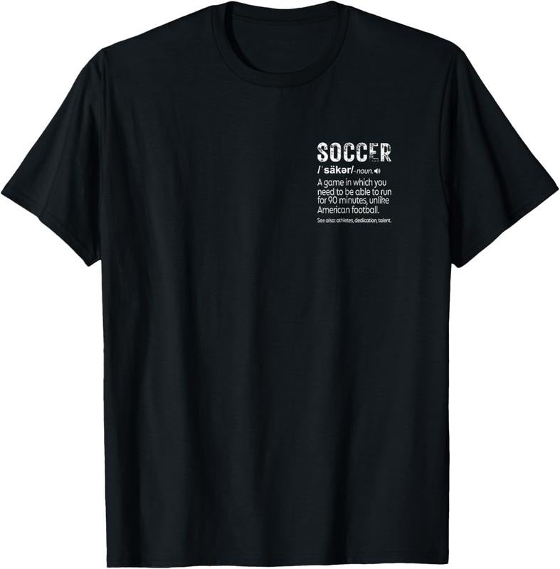 100% Cotton Definition of soccer T-Shirt Hoodie, Sweatshirt | HypeCrazeTee.com