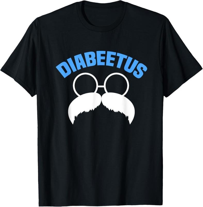100% Cotton Diabeetus Funny Diabetes Awareness Diabetic Beard T-Shirt Hoodie, Sweatshirt | HypeCrazeTee.com