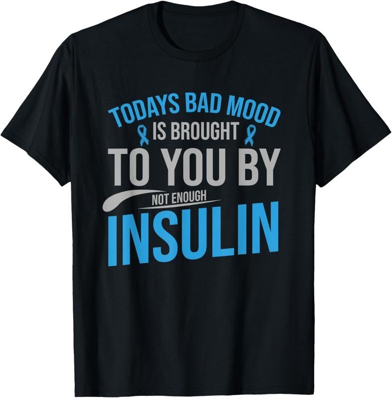 100% Cotton Diabetes Awareness Type 1 2 - Diabetic T1D T2D T-Shirt Hoodie, Sweatshirt | HypeCrazeTee.com