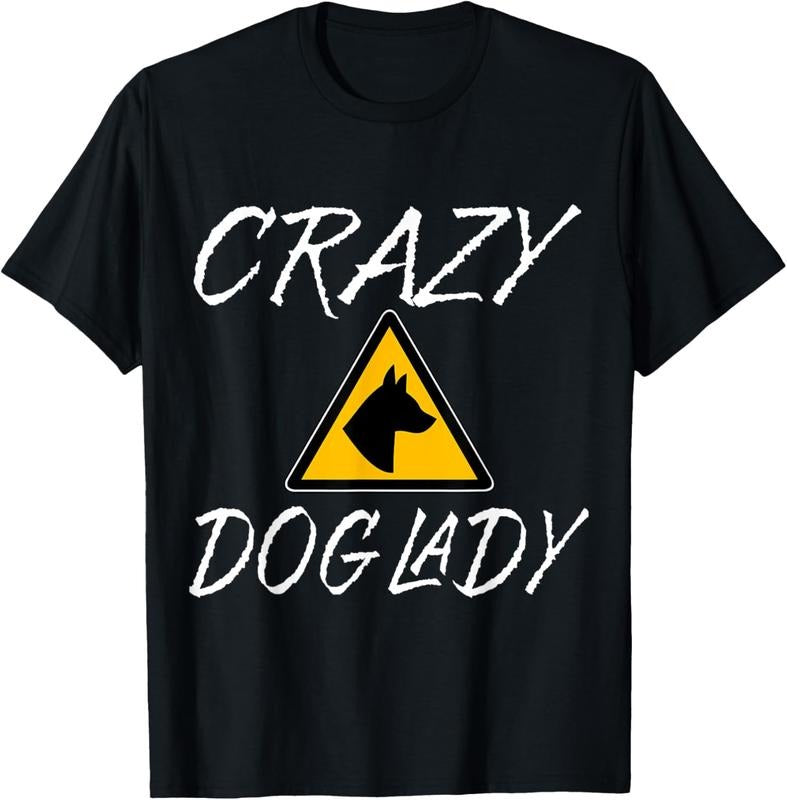 100% Cotton Dog Lover Funny - Crazy Dog Lady T-Shirt Hoodie, Sweatshirt | HypeCrazeTee.com