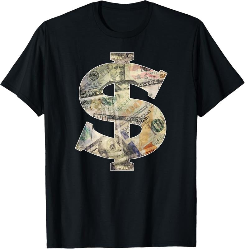 100% Cotton Dollar Sign Cool Money T-Shirt Hoodie, Sweatshirt | HypeCrazeTee.com
