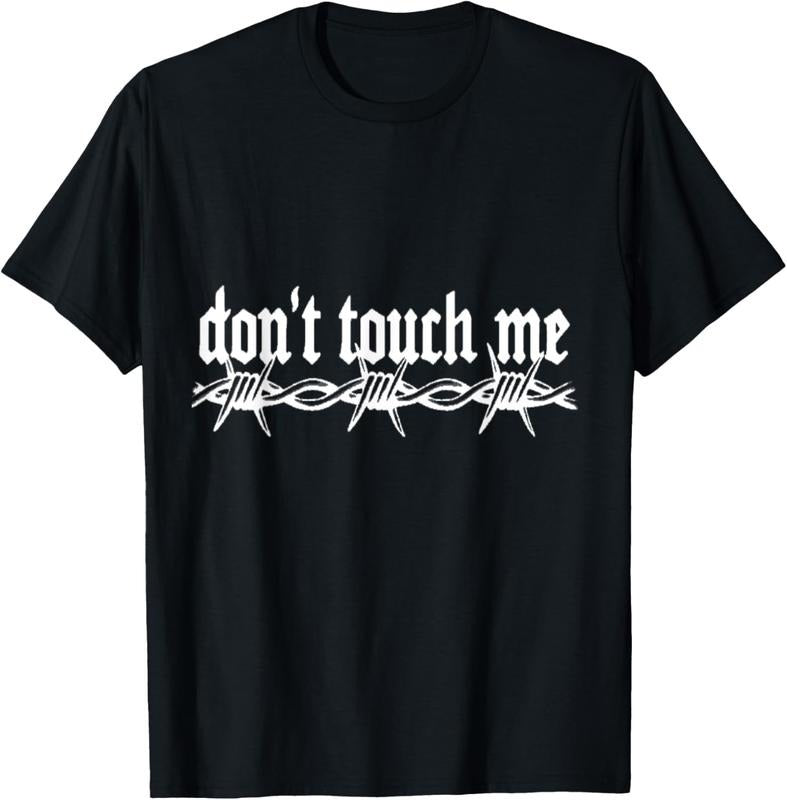 100% Cotton Don't Touch Me Barbed Wire Introvert Art Tattoo Style Gift T-Shirt Hoodie, Sweatshirt | HypeCrazeTee.com