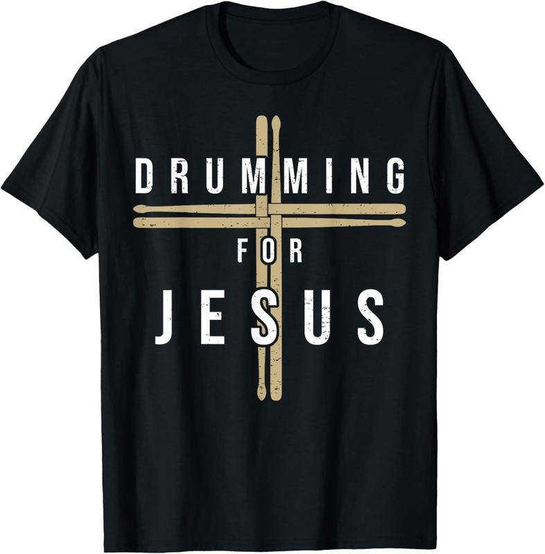 100% Cotton Drummer Drumming Drums Percussion I Jesus Christian Church T-Shirt Hoodie, Sweatshirt | HypeCrazeTee.com