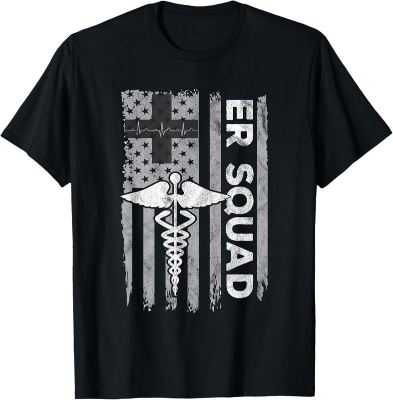100% Cotton ER Nurse Doctor Emergency Room Hospital Squad T-Shirt Hoodie, Sweatshirt | HypeCrazeTee.com