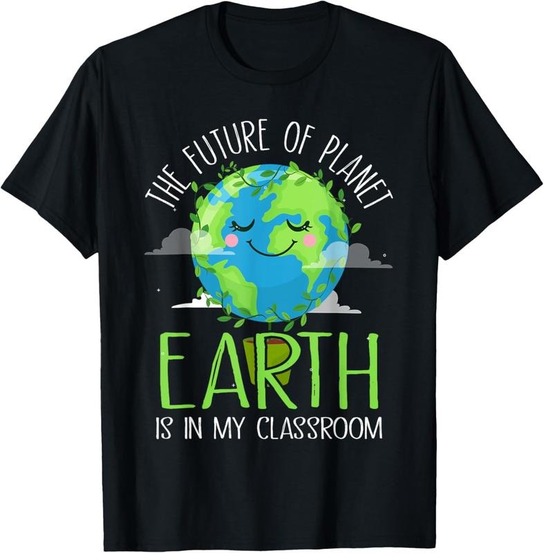 100% Cotton Earth Day Teachers 2025 Funny Classroom T-Shirt Hoodie, Sweatshirt | HypeCrazeTee.com