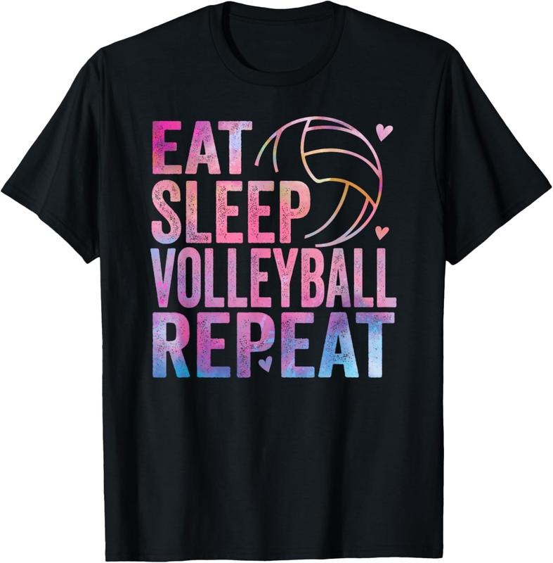 100% Cotton Eat Sleep Volleyball Repeat colorful teen girls women  T-Shirt Hoodie, Sweatshirt | HypeCrazeTee.com