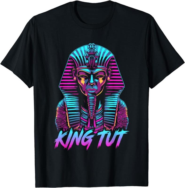 [100% Cotton]Egyptian Pharaoh Ancient Egypt King Tut Tutankhamun Retro T-Shirt Hoodie, Sweatshirt | HypeCrazeTee.com