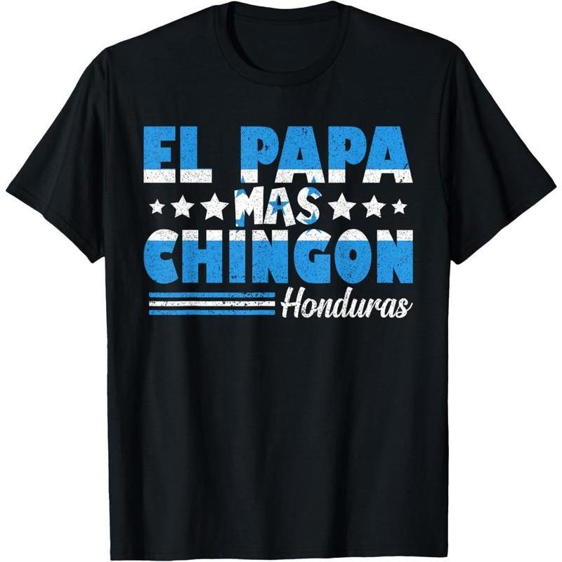 100% Cotton El Papa Mas Chingon Honduras Flag Father's Day Dad Spanish T-Shirt Hoodie, Sweatshirt | HypeCrazeTee.com