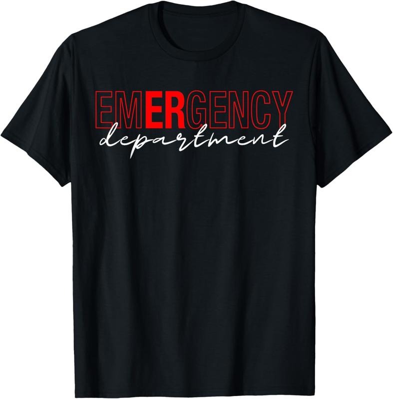 100% Cotton Emergency Room ER RN Nurse Department Healthcare Nursing T-Shirt Hoodie, Sweatshirt | HypeCrazeTee.com