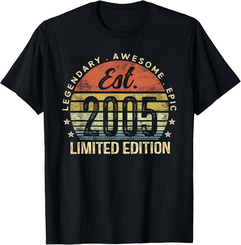 100% Cotton Est 2005 Limited Edition 19th Birthday Gifts 19 Year Old T-Shirt Hoodie, Sweatshirt | HypeCrazeTee.com