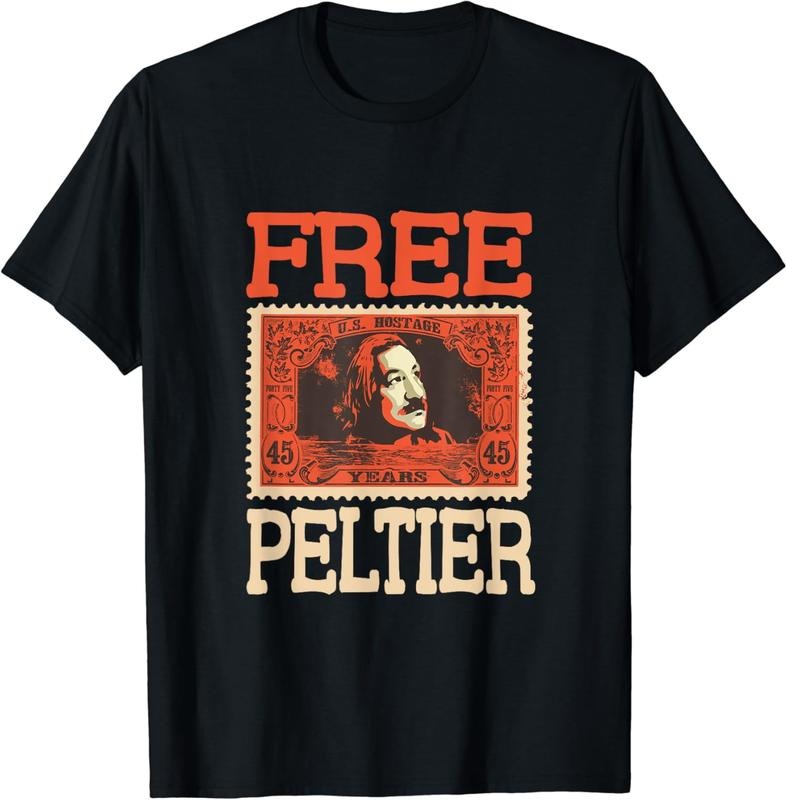 [100% Cotton]FREE LEONARD PELTIER T-Shirt Hoodie, Sweatshirt | HypeCrazeTee.com