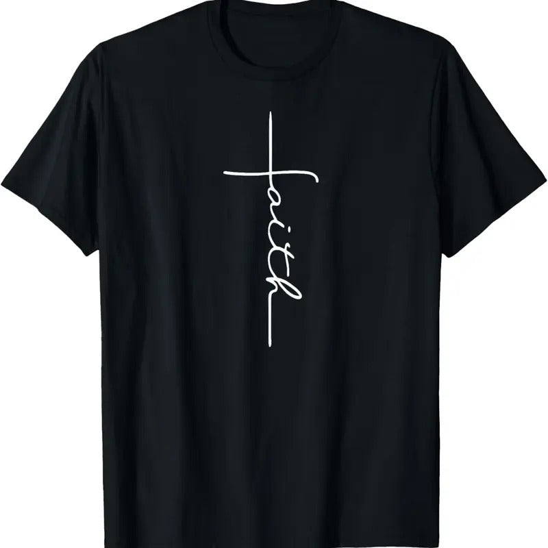 100% Cotton Faith Cross T-Shirt Christian T Shirt for Men Women  T-Shirt Hoodie, Sweatshirt | HypeCrazeTee.com