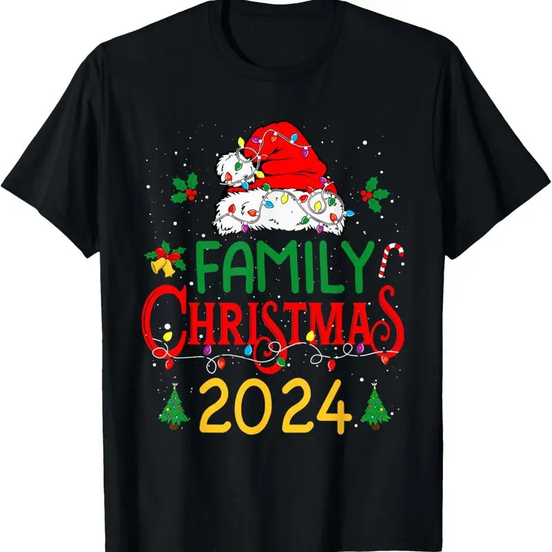 100% Cotton Family 2024 Christmas Matching Outfits Team Santa Elf Squad T-Shirt Hoodie, Sweatshirt | HypeCrazeTee.com